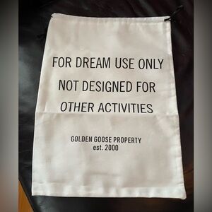 Golden Goose Drawstring Shoe Bag